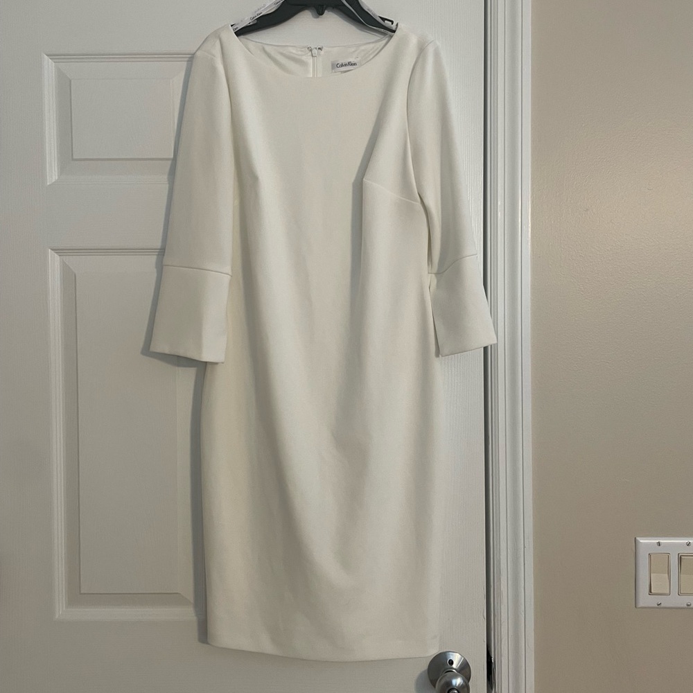 White Calvin Klien Dress
